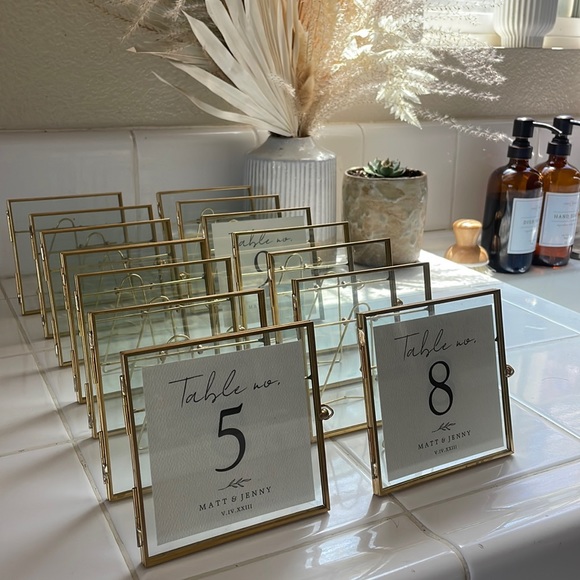 Wedding table number frames - Picture 2 of 6